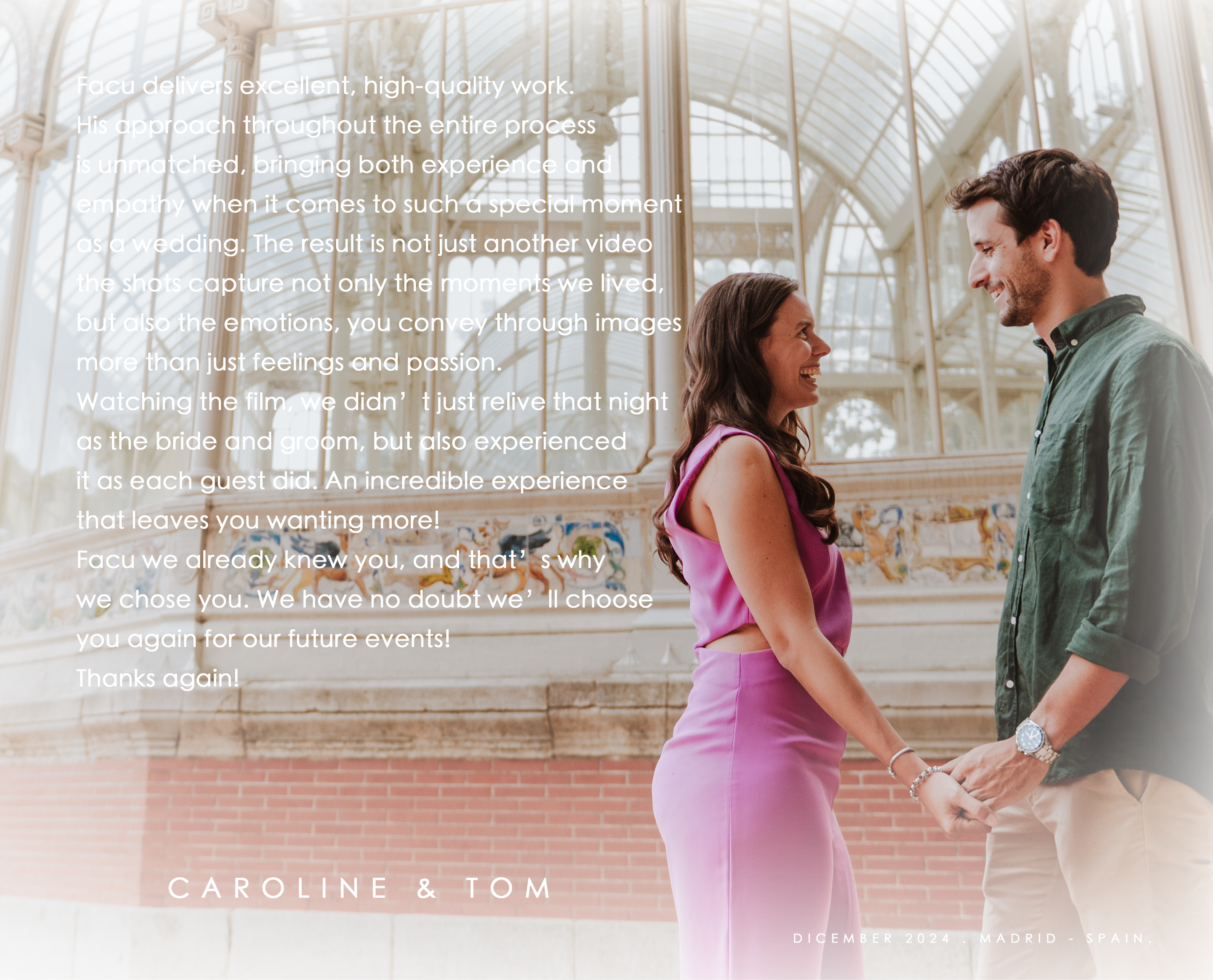 Caroline & Tom - Madrid, Spain